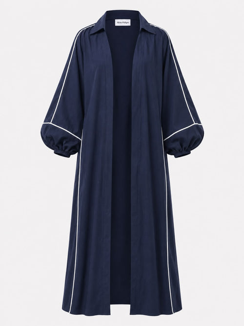 ÁkwàVékpù Linen Kimono & Barrel trouser