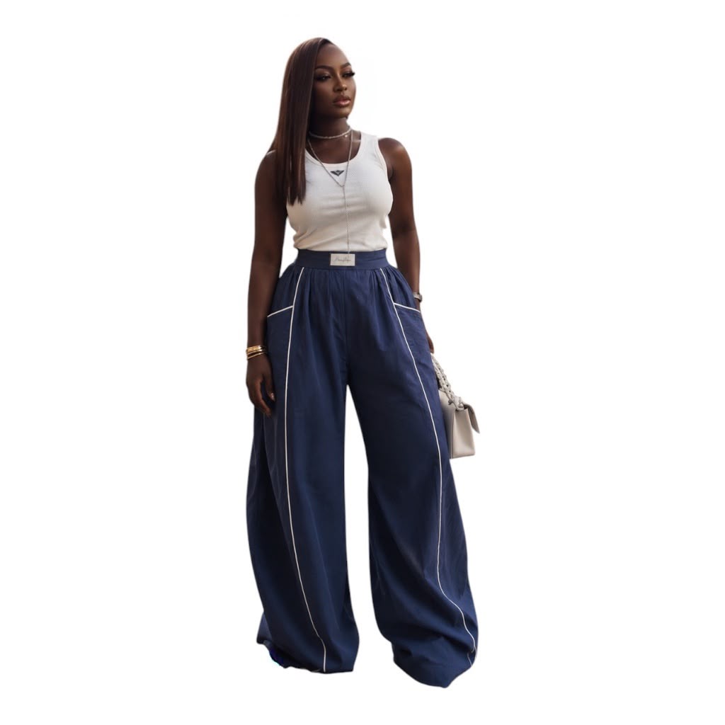 ÁkwàVékpù Barrel trouser